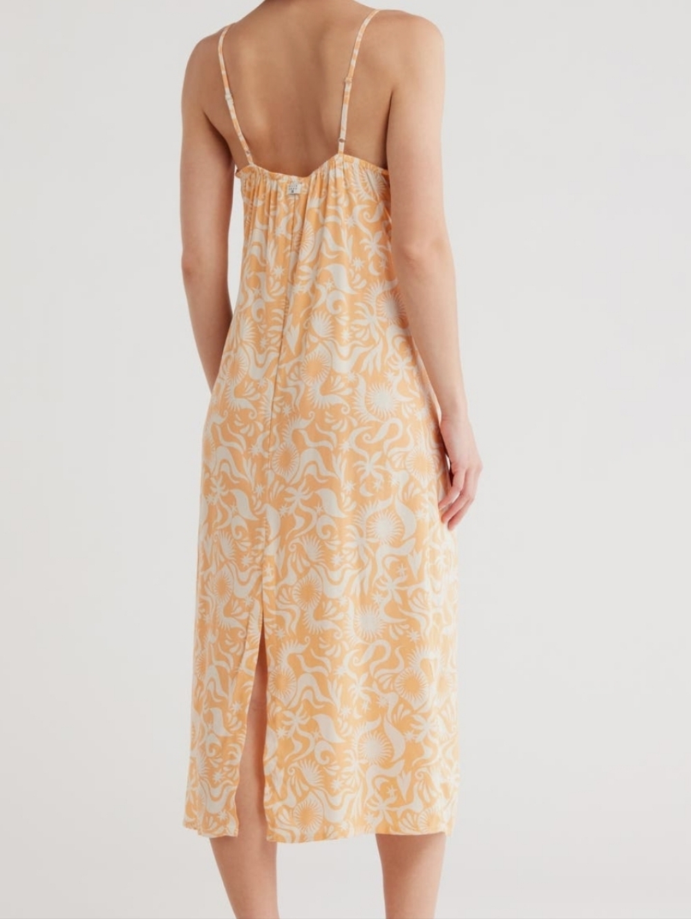 Billabong Golden Hour Peach Floral Maxi Dress - Picture 2 of 6